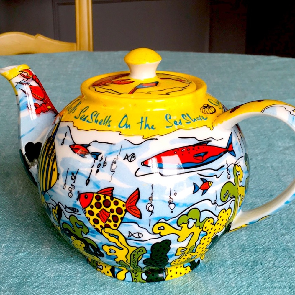 Cardew Designs Sea Shells Teapot, Rare Design